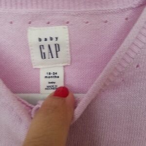 Gap Baby girl lavendar sweater